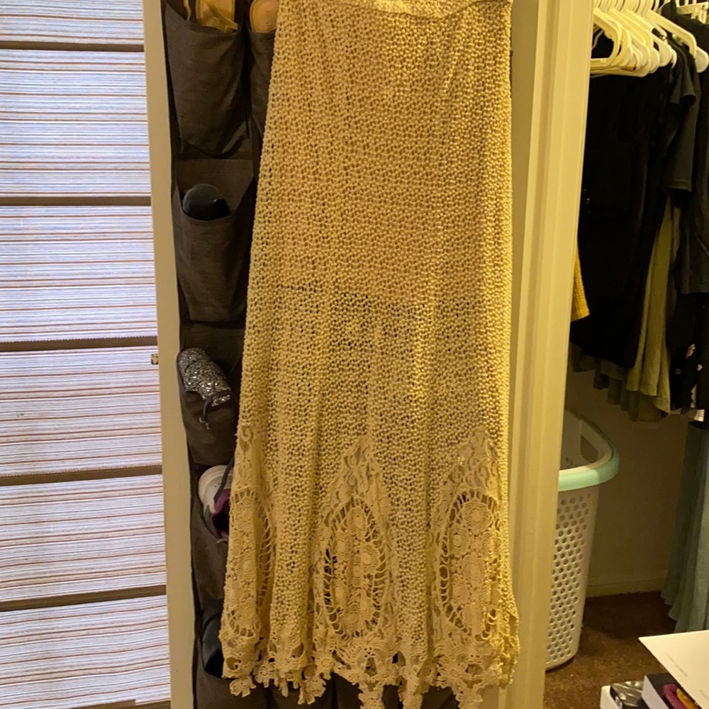 Fp crochet maxi skirt